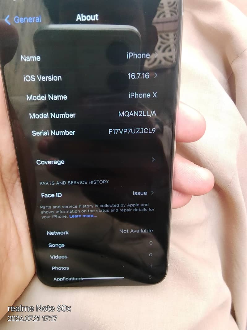 Apple iPhone X 5