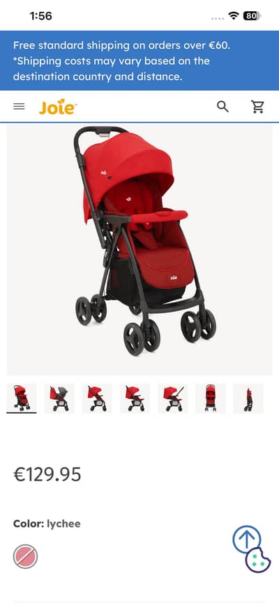 Beautiful Joie baby stroller (pram)