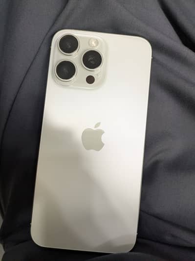 Iphone 15 pro max 1tb White color with box