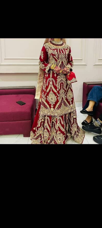 Royal Maroon  Bridal Rajisthani Lehenga - Worn Once*