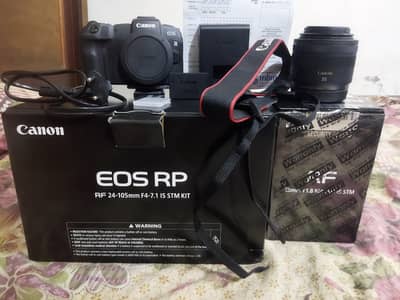 CANON EOS RP Body RF 24-105mm F4-7.1 IS STM KIT with canon 35mm Lens