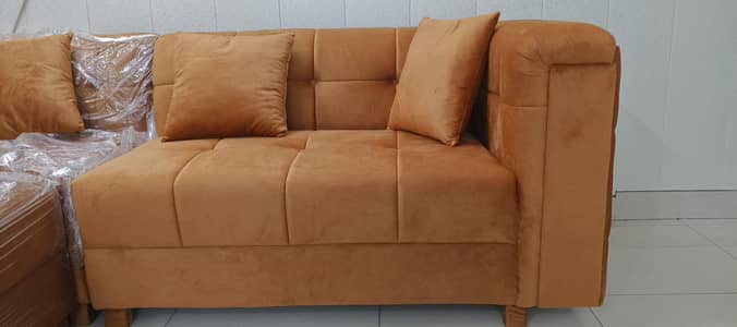 new L shape sofa 7.5 seats with 8 cushions
