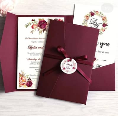 Premium Wedding Cards, Visiting Cards, Brochures & Menu Card