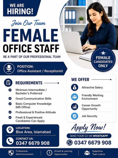 offering females jobs