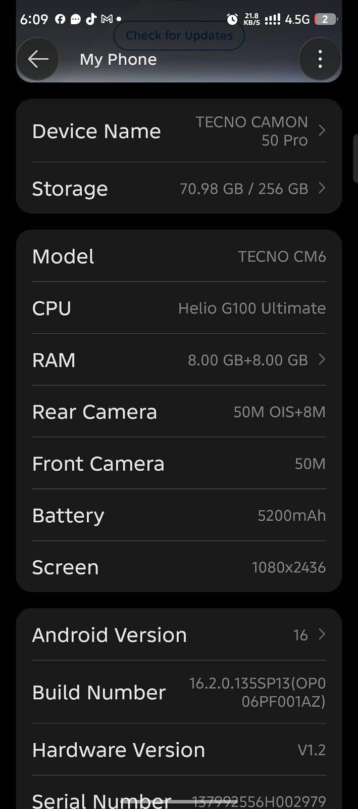 Tecno CAMON 40 Pro 4