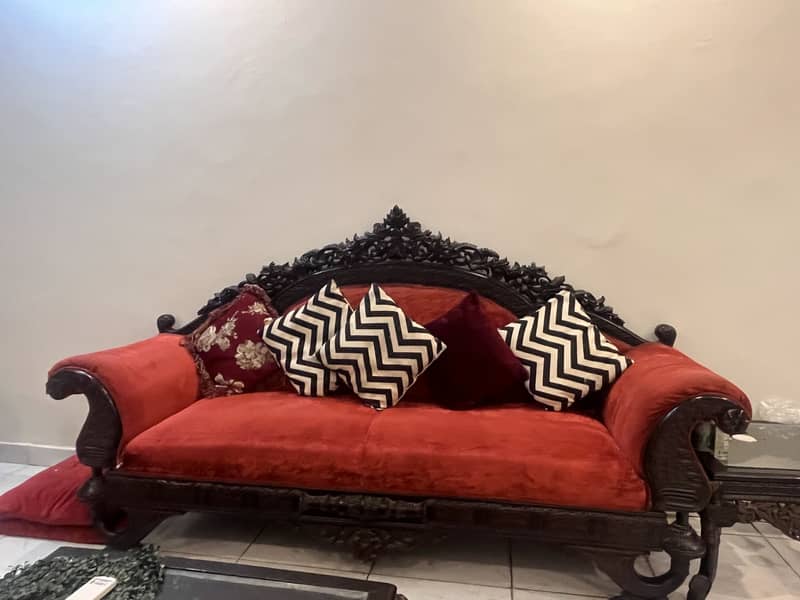 Sofa set with tables 1