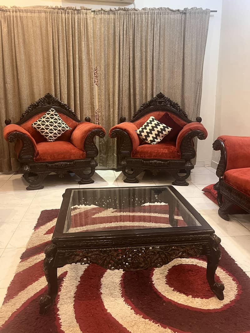 Sofa set with tables 5
