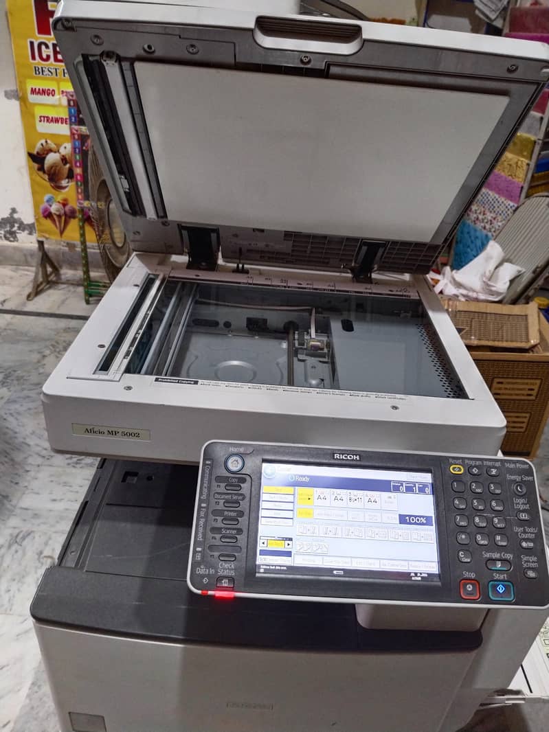 Richo afico MP 5002 photocoper machine 7