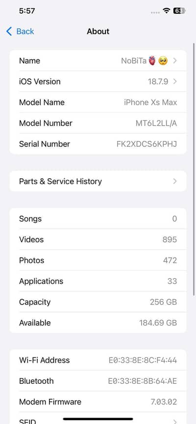 Apple iPhone XS Max
