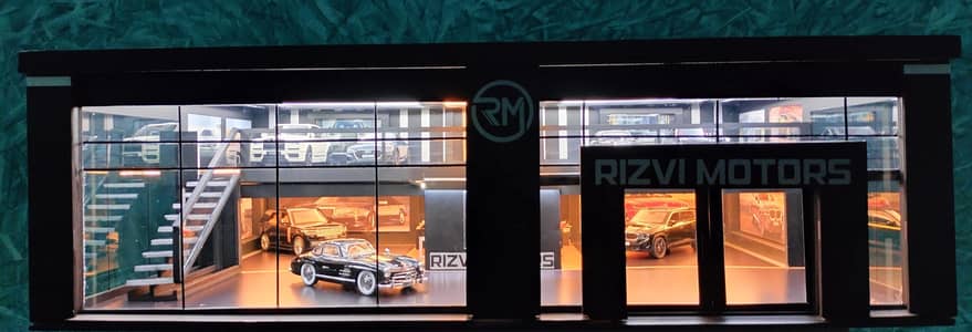 COLLECTABLE PRODUCT / HAND MADE CAR SHOW ROOM / BEST FOR DECORATION