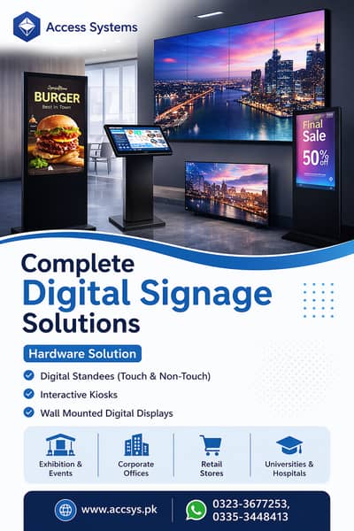 Digital Standee Interactive Touch Screen Kiosk|Smart Podium03353448413