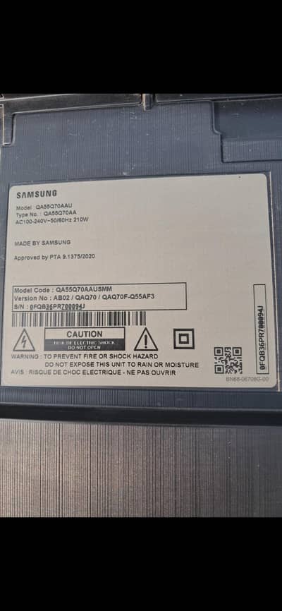 samsung Led tv 55 inch