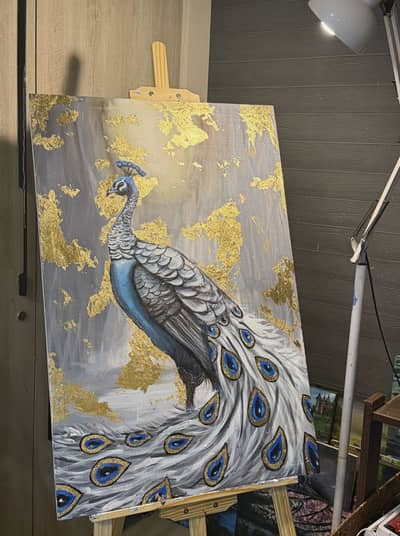 Golden peacock