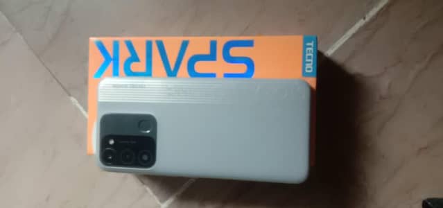 Tecno Spark 8C with box mint condition 10by10