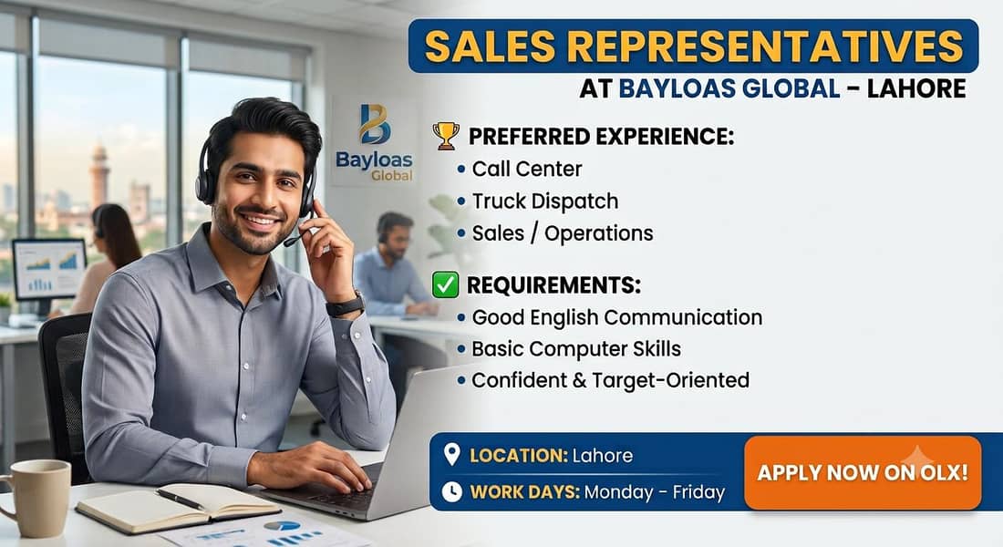 Sales Representative Required 0