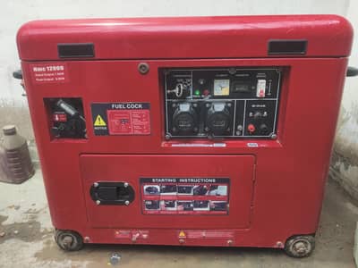 8KV Generator On Petrol & Gas Excellent Condition
