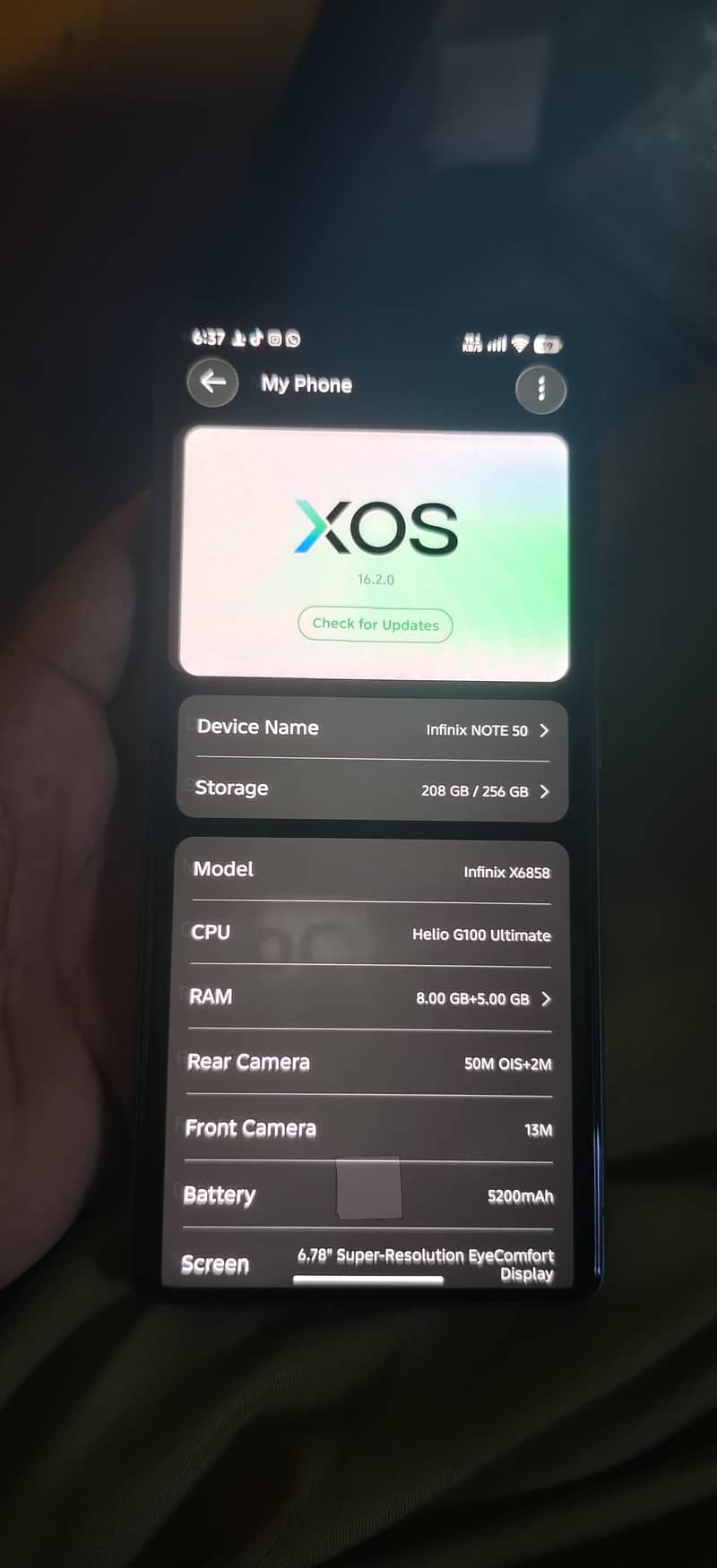 Infinix Note 50 5
