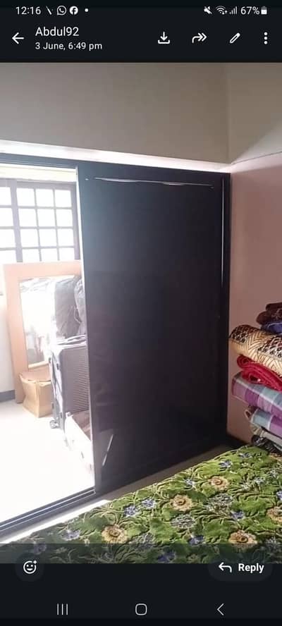 3 steps Aluminum sliding glass door for sale