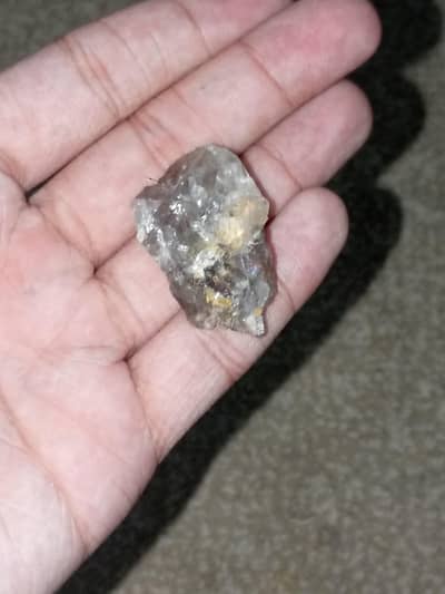 original smoky quartz emerald haqeeq and raw gold