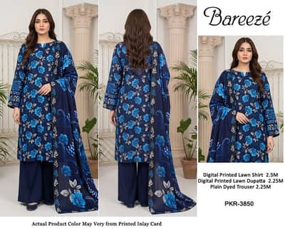 brand Bareeze Lawn Suits