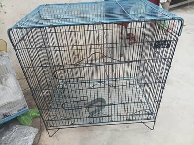 birds cage made in iron full size