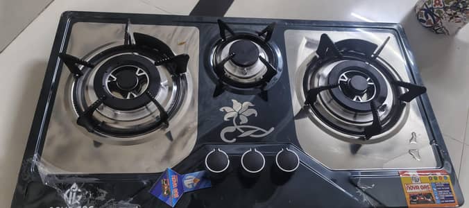 nova gas new stove with box