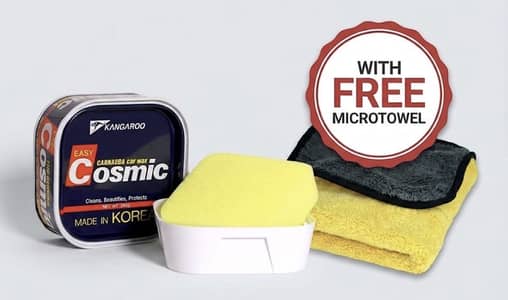 Car Polish & Wax - Cosmic Hard Wax (Free Towel)
