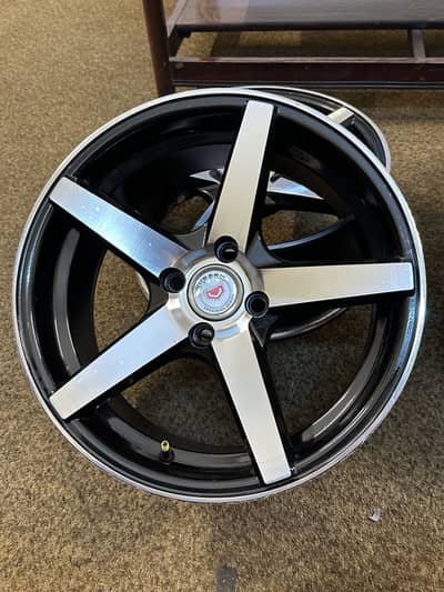 16” Vossen 5 spoke design Rims