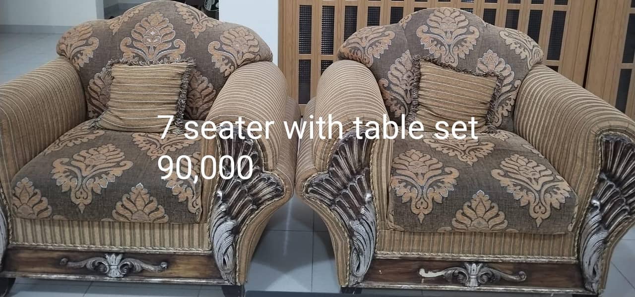 Sofa set urgent sale 10 by 10 2