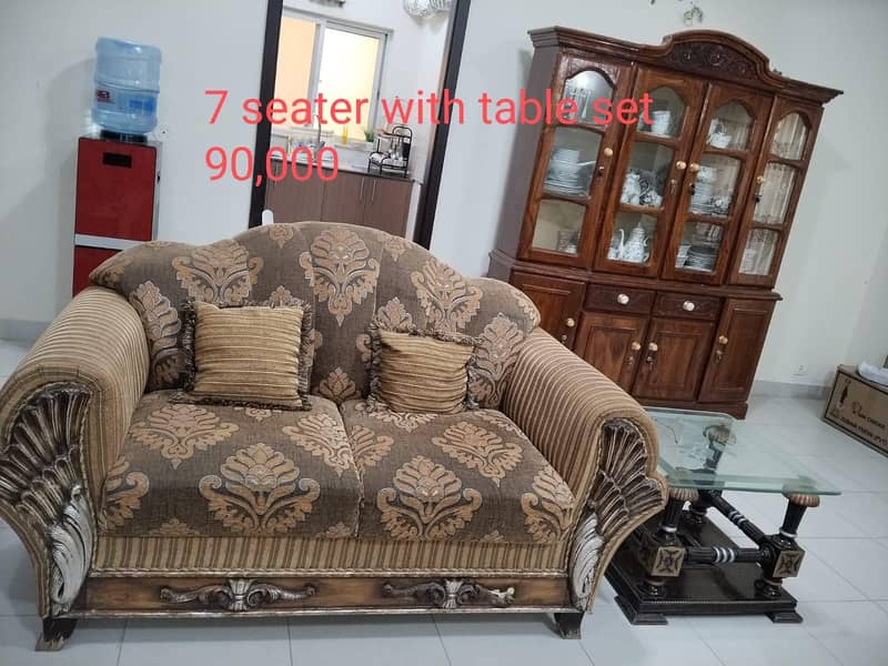Sofa set urgent sale 10 by 10 3