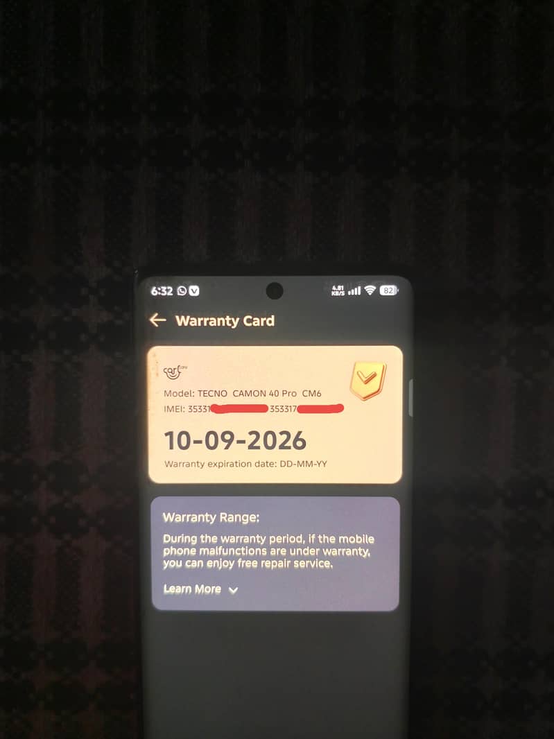 Tecno CAMON 40 Pro 5