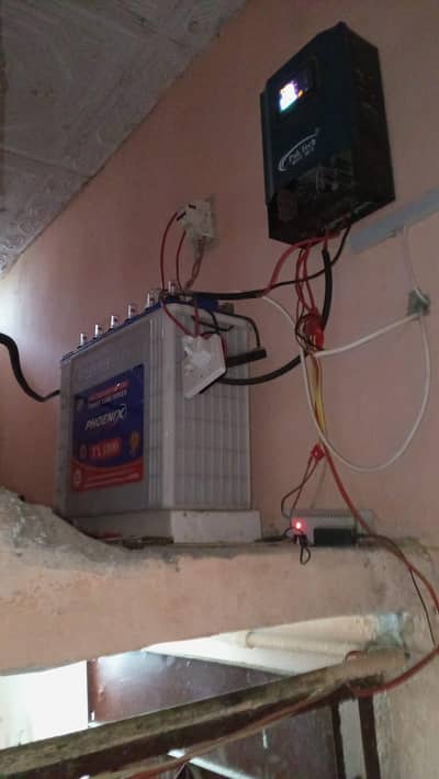 1.2 Kw full solar system 2 plates 585W and battery or mppt