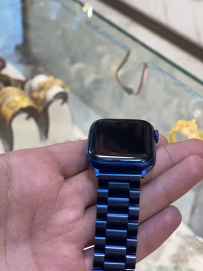 Apple watch series 6 44Mm blue color