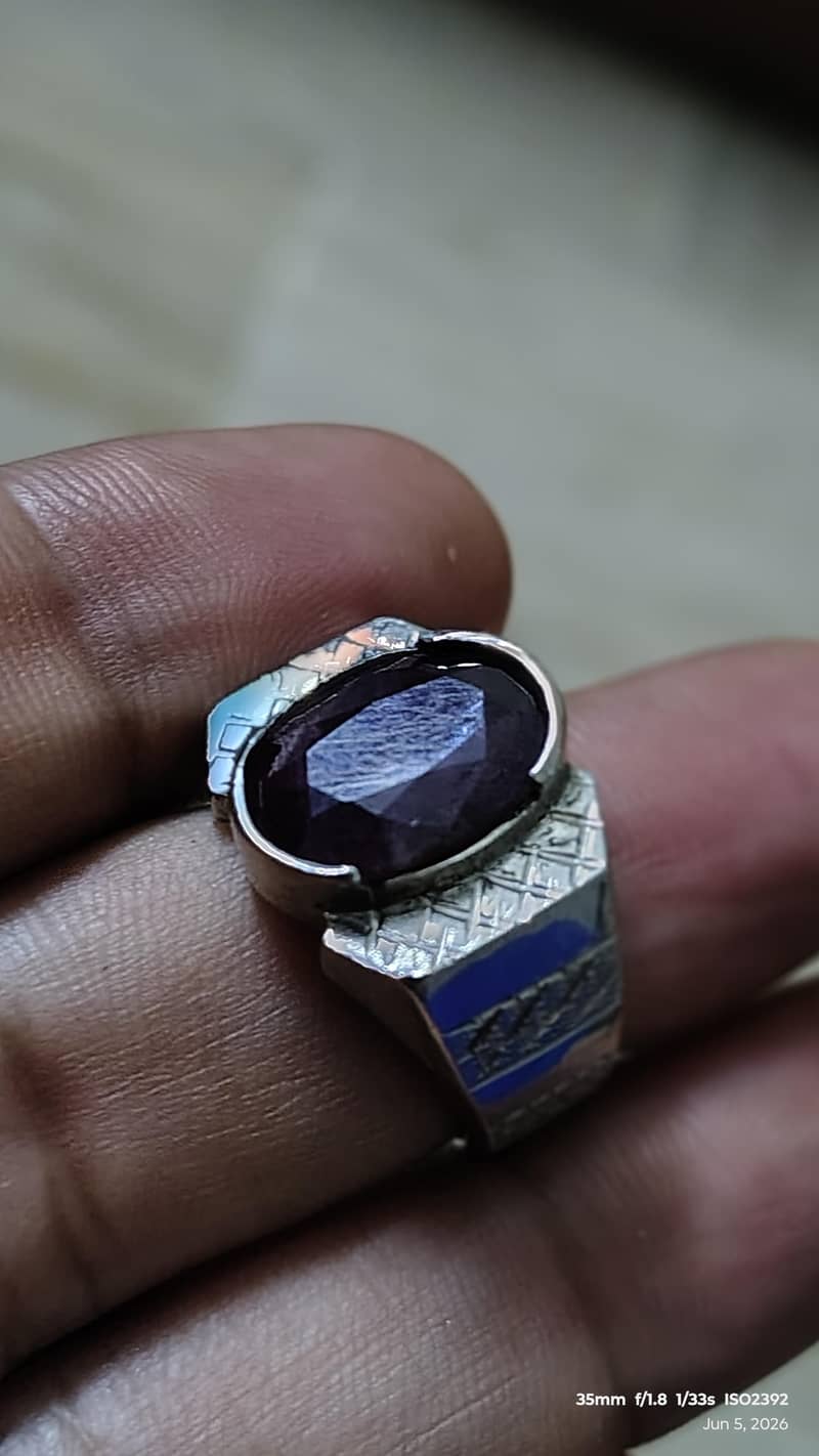 Natural Ruby in silver 0