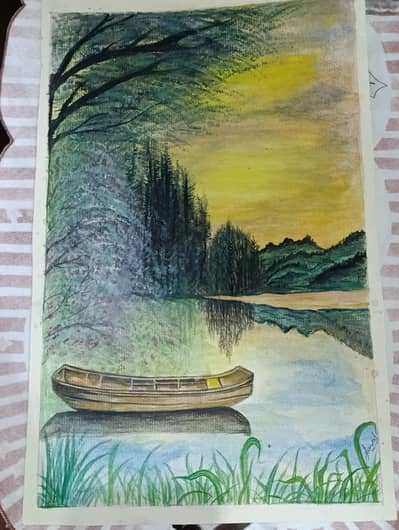 painting of a butyfull scenery