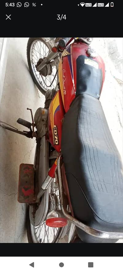 TOTAL GENUINE HONDA CD 70 MODEL 2OO4 ARJENT SEAL