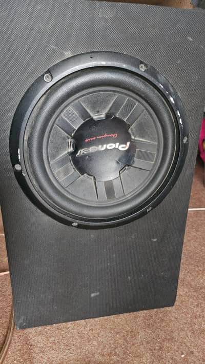 pioneer original sub woofer Quality punch bass