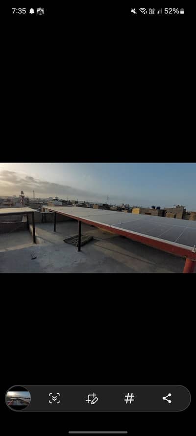 solar installation  : iron stracture fabrication to final wiring