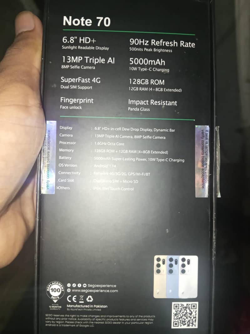 SEGO Note 70 2