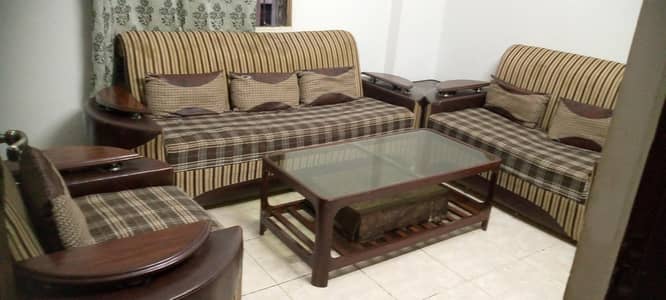 7 seater sofa set with center and side tables