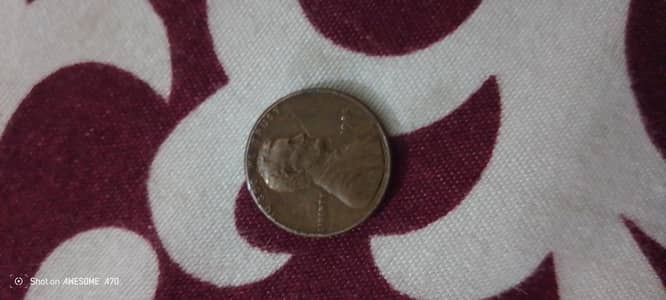 no mint American one penny very rare