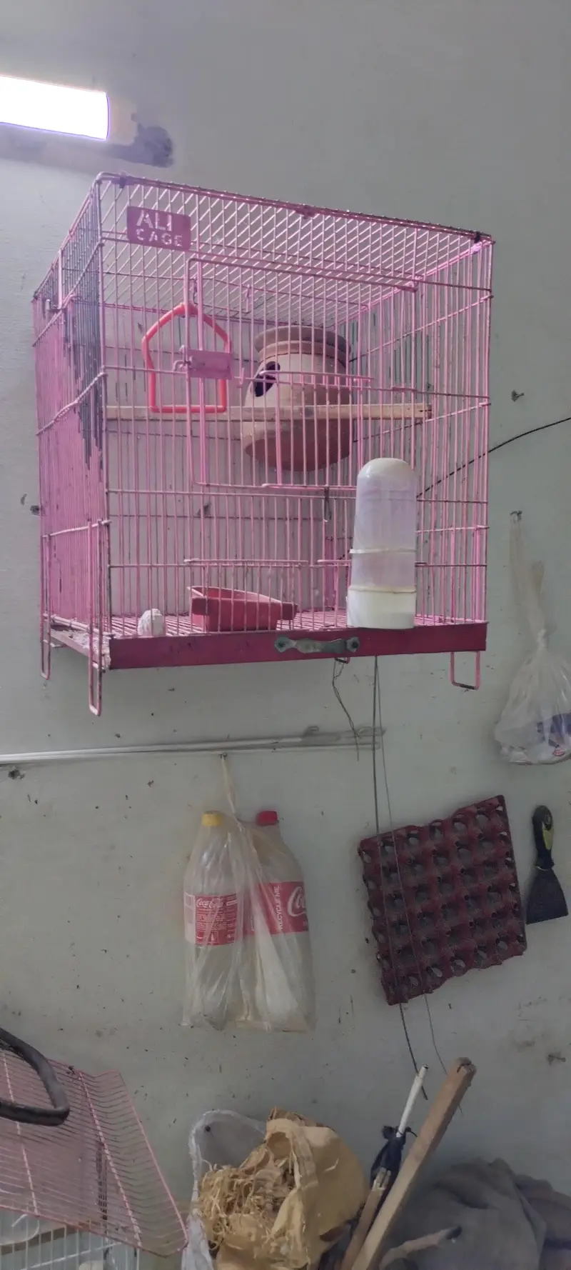 cage parrot cage like new — photo 2