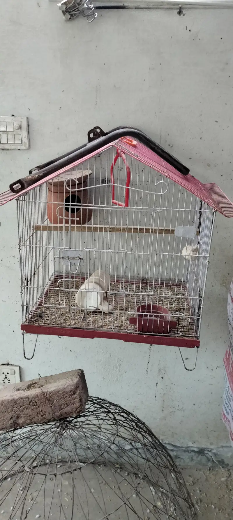 cage parrot cage like new — photo 3