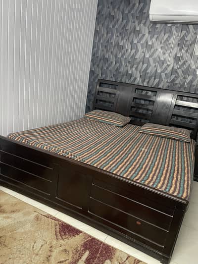 Solid Wooden Bed