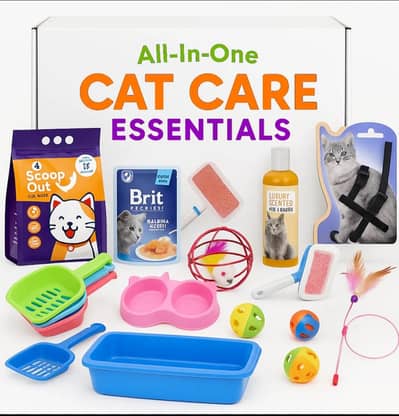 All cat food and cat accessories available here