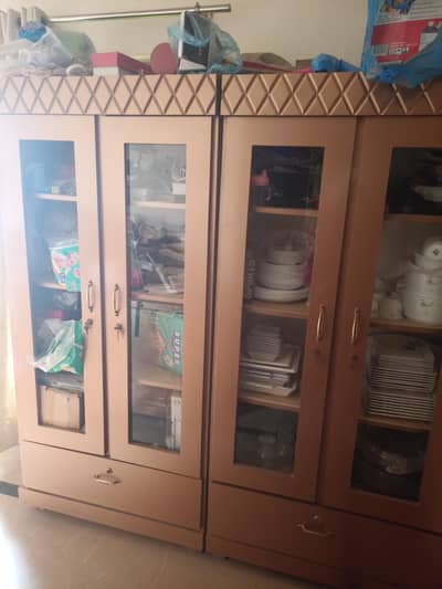 2 cupboards almari for sale a