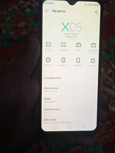 Infinix Hot 10S 6+128 ha exchange possible
