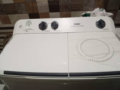 Haier machine and dryer