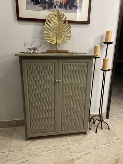 Warm Grey Naranjii Inspired Bespoke Cabinet
