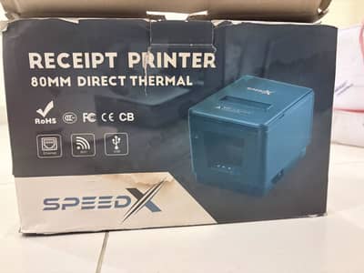 Speed-X 80mm Direct Thermal Receipt Printer (WiFi + Ethernet + USB)